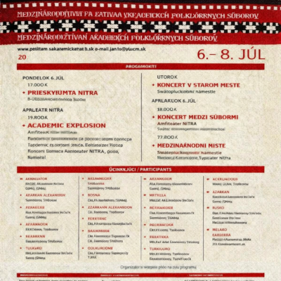 Vedecká konferencia v rámci festivalu Akademická Nitra 2012