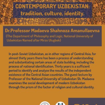 Contemporary Uzbekistan: tradition, culture, identity