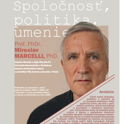 Spoločnosť, politika, umenie