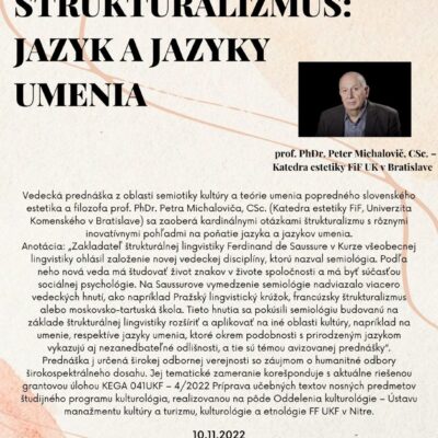 Štrukturalizmus: jazyk a jazyky umenia