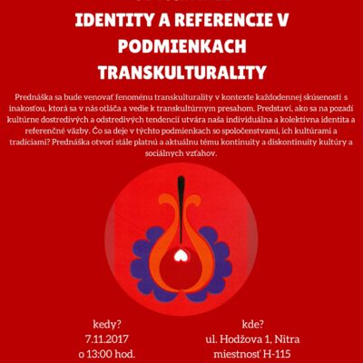 Utváranie identity a referencie v podmienkach transkulturality
